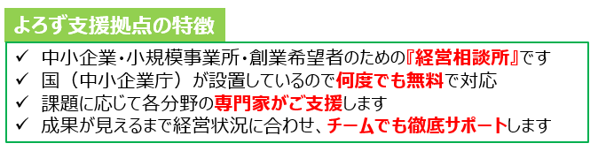 よろず支援拠点の特徴